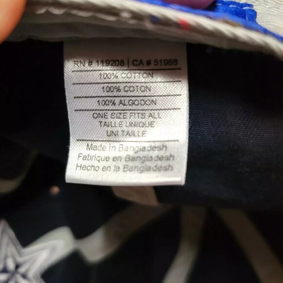 Dallas Cowboys Reebok NFL Adjustable Strapback Blue Hat/Cap Football - Picture 9 of 11